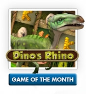 Dinos Rhino videoslot van de maand in het Amsterdams Casino