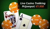 Speel live roulette en doe mee aan de Live Casino Trekking
