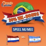 Oranje Casino deelt vandaag WK bonus uit