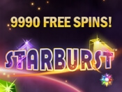 Win 9990 gratis spins op videoslot Starburst in het Klaver Casino
