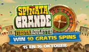 Speel Fiesta Roulette voor gratis spins in Oranje Casino