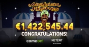 Arabian Nights jackpot maakt speler miljonair