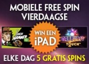 Mobiele Free Spin Vierdaagse in het Kroon Casino