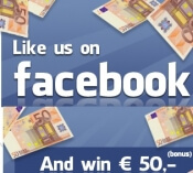 Win 50 euro met de Facebook actie in het Amsterdams Casino